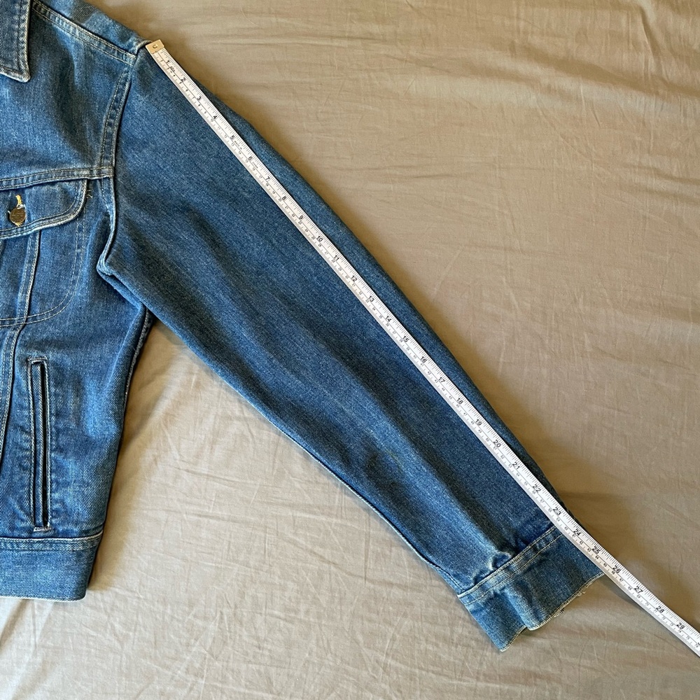 Vintage Lee Denim Trucker Jacket 40L - Picture 7 of 16
